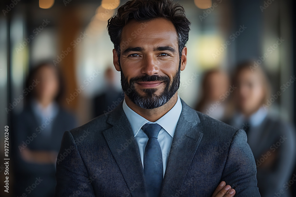 A confident businessperson giving a presentation in a modern office, surrounded by a focused team, symbolizing motivation and drive for success in business and career.
A confident businessperson giving a presentation in a modern office, surrounded by a focused team, symbolizing motivation and drive for success in business and career.