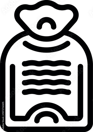 Hot water bottle offering warmth and relief, perfect for easing aches, pains, and promoting relaxation during cold weather