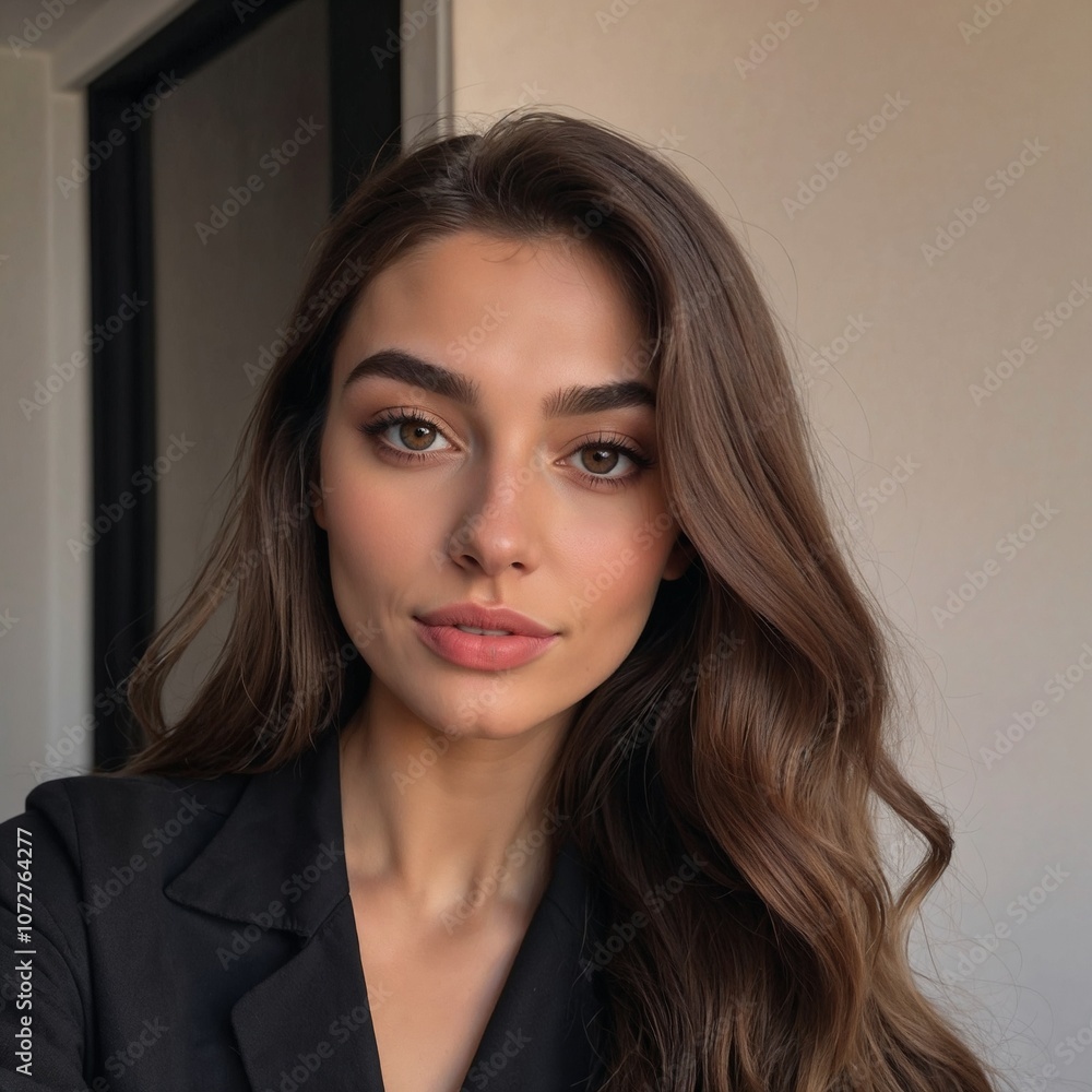 taking a selfie. Ultra-realistic Italian girl, 25 years old, stunningly handsome, Influencer. snub nose. luscious lips. Face with soft features. fair skin. glass skin. square face. detailed face. Tex taking a selfie. Ultra-realistic Italian girl, 25 years old, stunningly handsome, Influencer. snub nose. luscious lips. Face with soft features. fair skin. glass skin. square face. detailed face. Tex