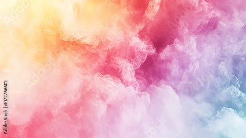  abstract watercolor explosion in vibrant rainbow hues photo