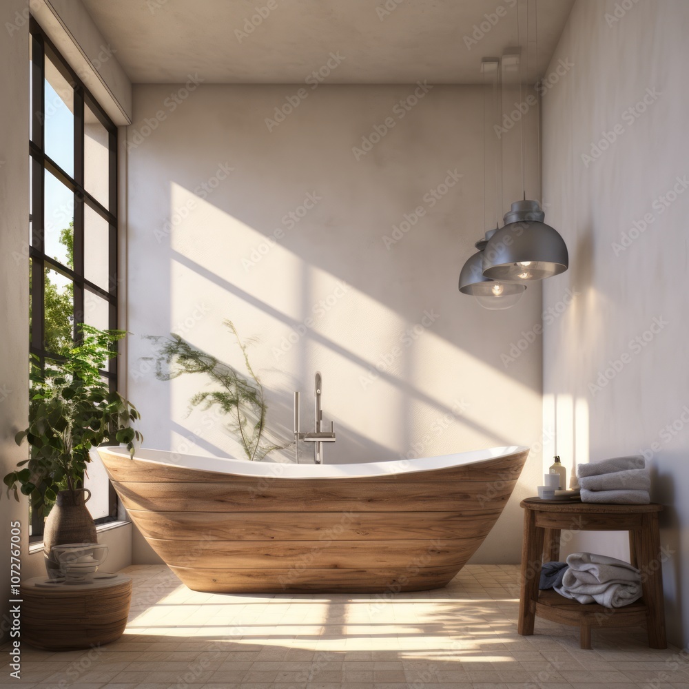 Serenity in Silhouette: A Bathroom Retreat” Serenity in Silhouette: A Bathroom Retreat”