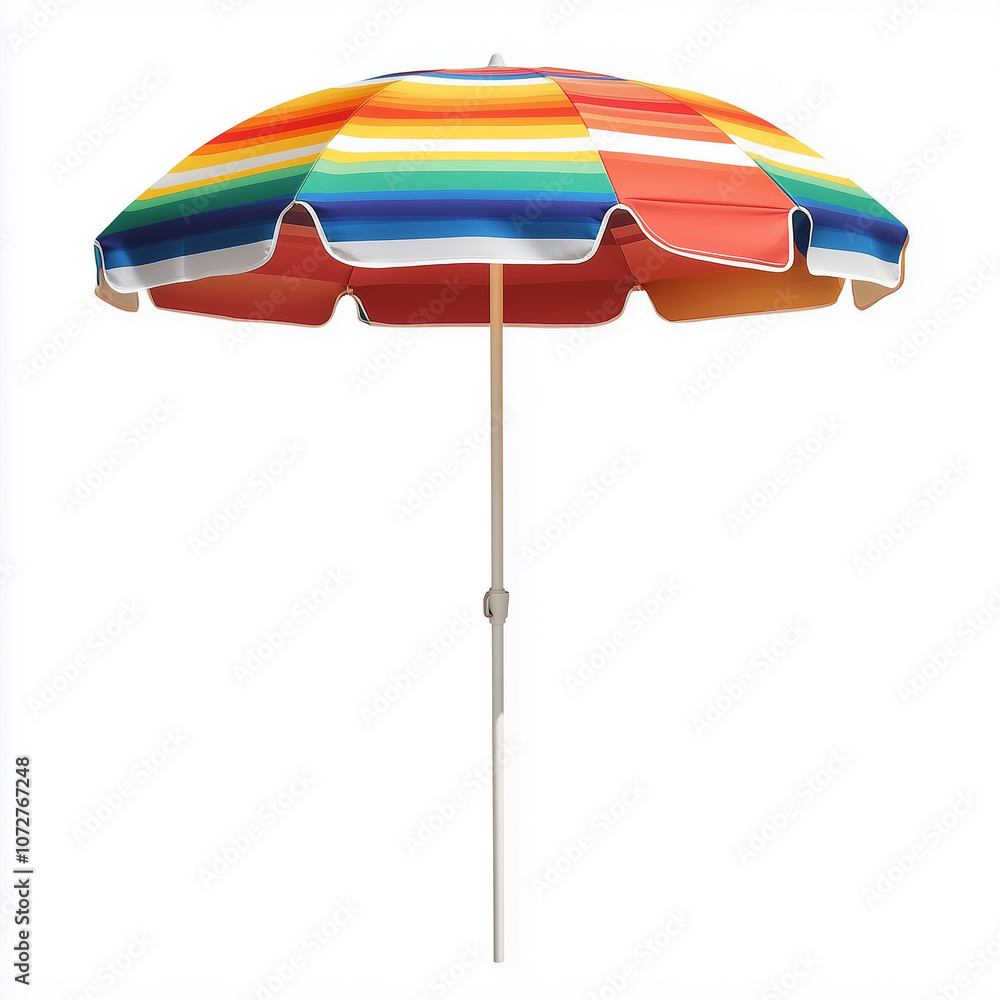 beach umbrella sun protection isolated on white background beach umbrella sun protection isolated on white background