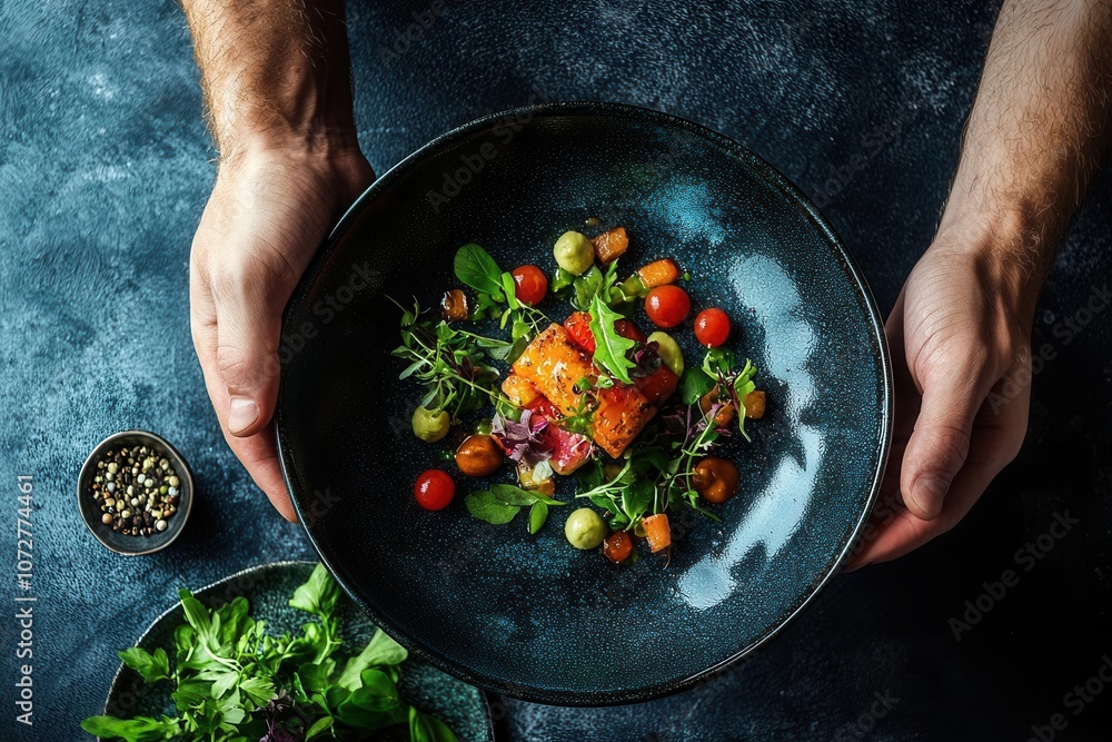 Discover the unique flavors of fusion cuisine a creative dish blending diverse culinary traditions