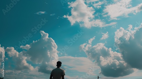 Capturing the Beauty of Blue Sky and White Clouds in Photography