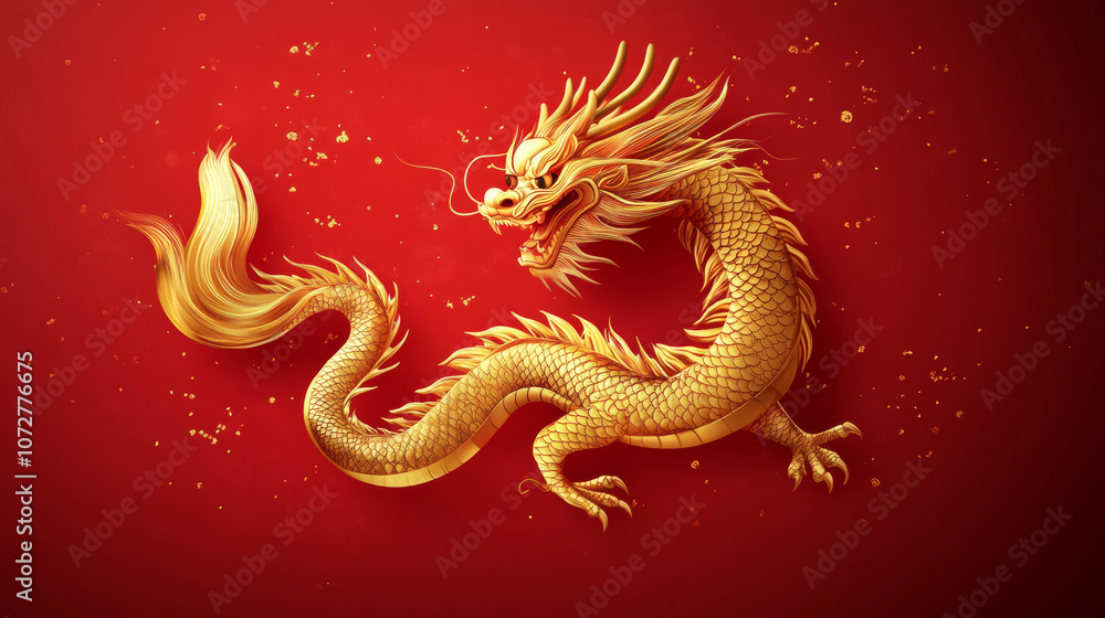 Fototapeta premium Traditional Chinese Dragon