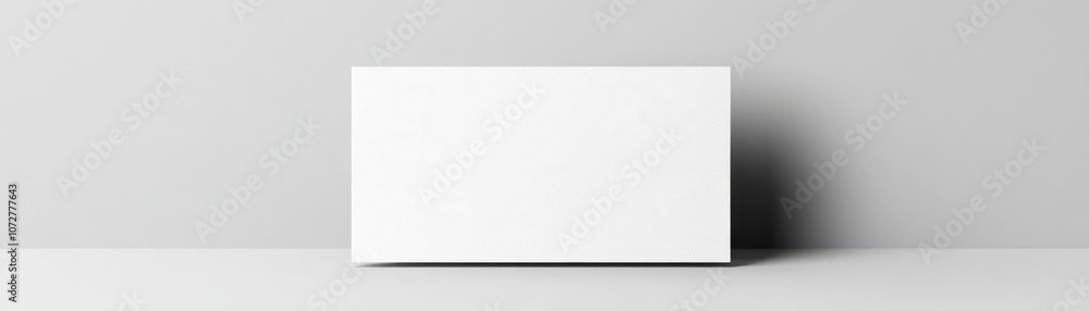 Minimalistic blank card mockup standing on a plain white background, with subtle shadows, Blank card on white background with soft shadows, Clean and professional Minimalistic blank card mockup standing on a plain white background, with subtle shadows, Blank card on white background with soft shadows, Clean and professional