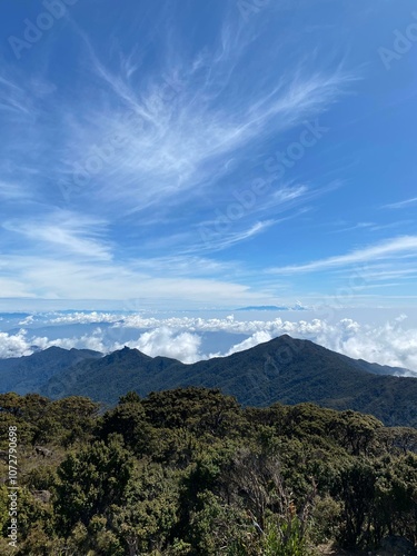 Latimojong Mountains in South Sulawesi Indonesia 