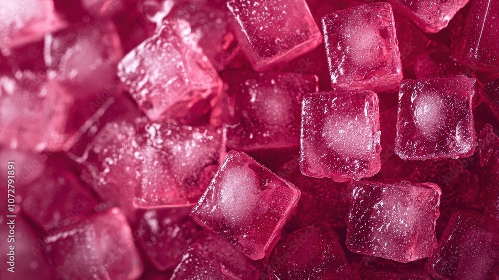 Macro shot of ice cubes in a fruit punch-flavored sports drink, representing cool hydration, Ice cubes in fruit punch sports drink macro, Chilled and refreshing Macro shot of ice cubes in a fruit punch-flavored sports drink, representing cool hydration, Ice cubes in fruit punch sports drink macro, Chilled and refreshing