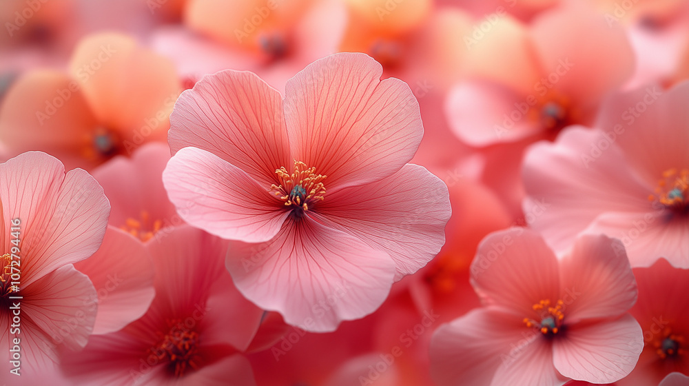 pink flowers background