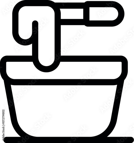 Hot wax dripping from wooden spatula into container, preparing for hair removal treatment