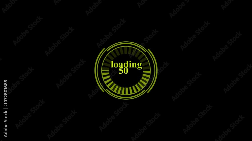 circle loading bar abstract. black screen. dash design. 0-100 present counting. circle loading bar abstract. black screen. dash design. 0-100 present counting.