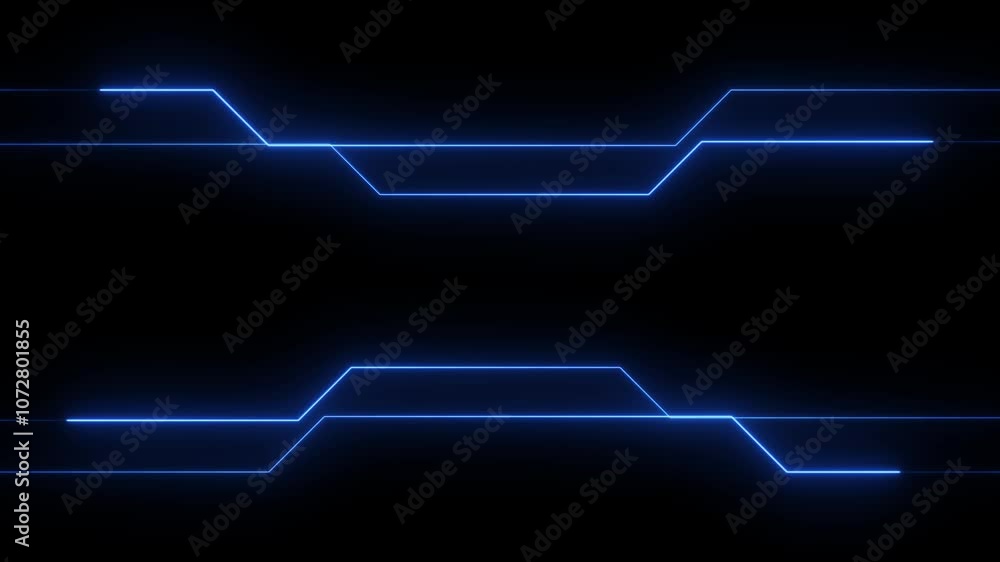 Abstract digital Circuit Network Technology internet data space royal blue color 4k illustration. Abstract digital Circuit Network Technology internet data space royal blue color 4k illustration.