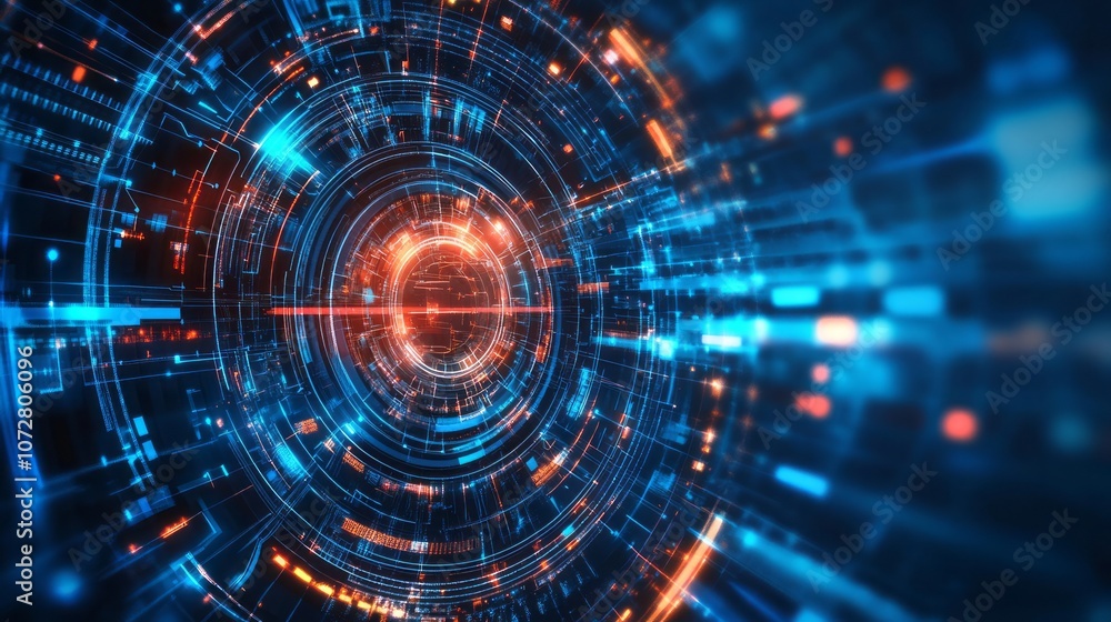Digital background for tech, AI, data, audio, graphics Digital background for tech, AI, data, audio, graphics