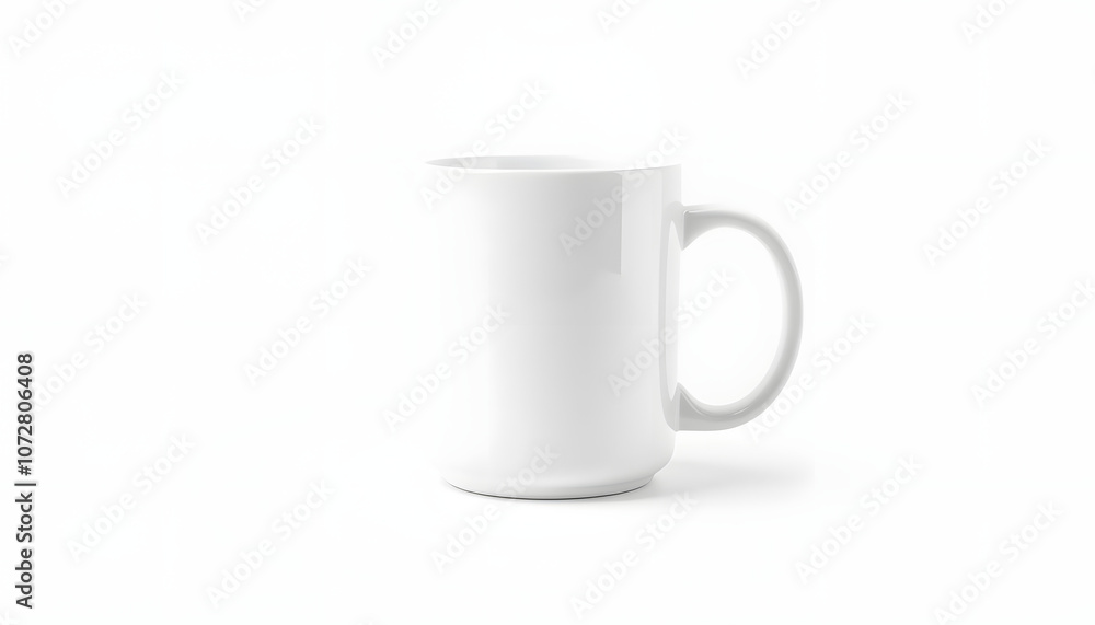 Beautiful mug mockup isolated with white highlights, png Beautiful mug mockup isolated with white highlights, png