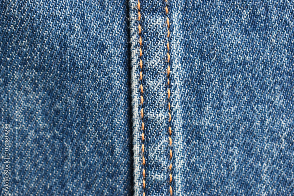 seam of blue denim texture background, jean fashion style seam of blue denim texture background, jean fashion style