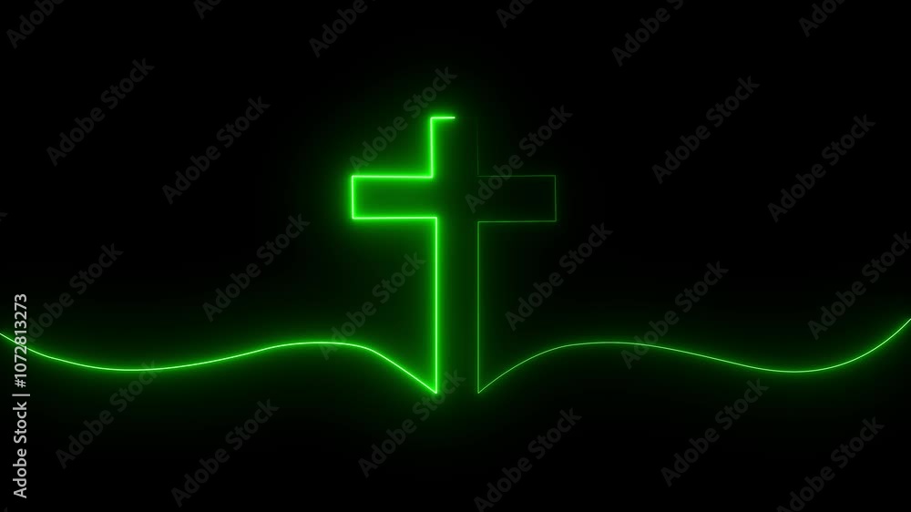glowing neon animation. Neon glowing green plus symbol icon simple Cristen plus icon animated. glowing neon animation. Neon glowing green plus symbol icon simple Cristen plus icon animated.