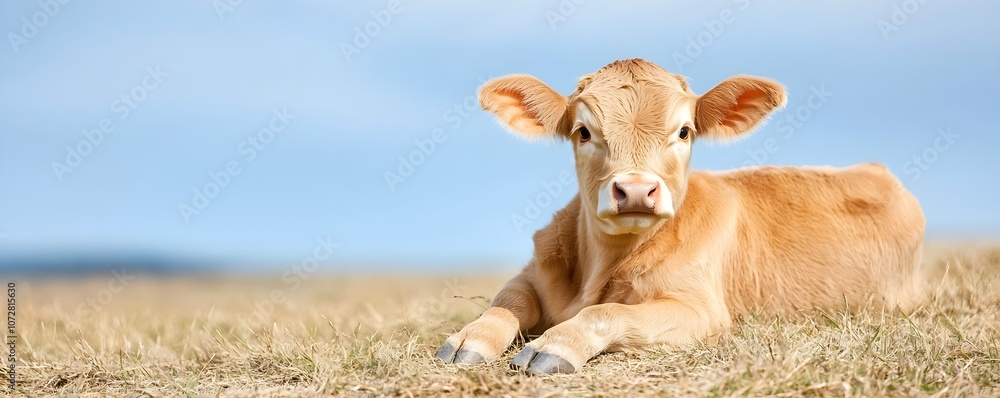 Serene Brown Swiss Cow Resting on Hillside at Golden Hour - Scenic Alpine Landscape Bathed in Warm Hues Perfect for Nature and Animal Lovers Serene Brown Swiss Cow Resting on Hillside at Golden Hour - Scenic Alpine Landscape Bathed in Warm Hues Perfect for Nature and Animal Lovers