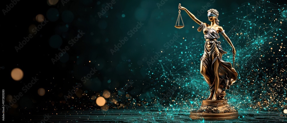 Elegant statue of Lady Justice with scales, symbolizing fairness and legal principles. Elegant statue of Lady Justice with scales, symbolizing fairness and legal principles.