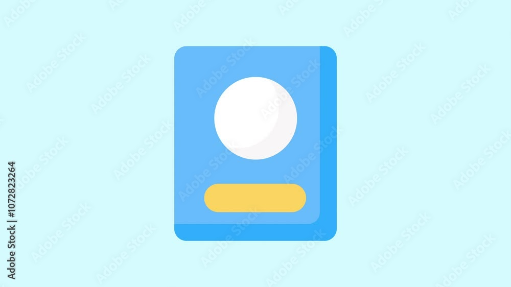 Contact Book Icon 2d Animation ux ui with Alpha Matte Contact Book Icon 2d Animation ux ui with Alpha Matte
