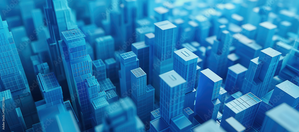 Fototapeta premium futuristic city building technology business background 12