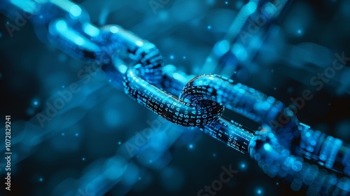 Quantum Technology and Blockchain Connection photo