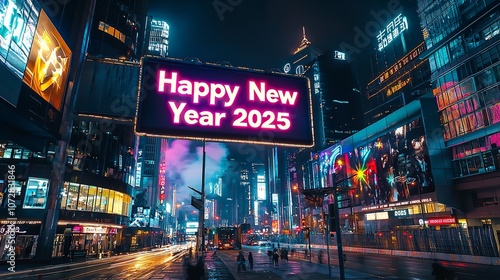 Wallpaper Mural Happy New Year 2025 Torontodigital.ca