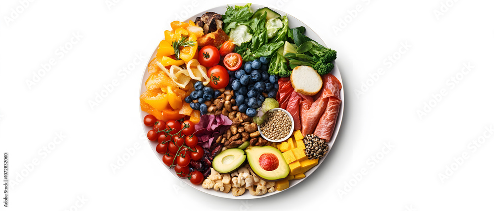 Fototapeta premium Health care concept Preventing diseases from the environment includes taking care of your health by eating, drinking, and living correctly to escape the threat of various pollution.