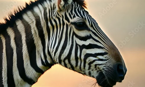 zebra close up
