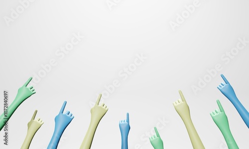 Colors of  arm illustration 