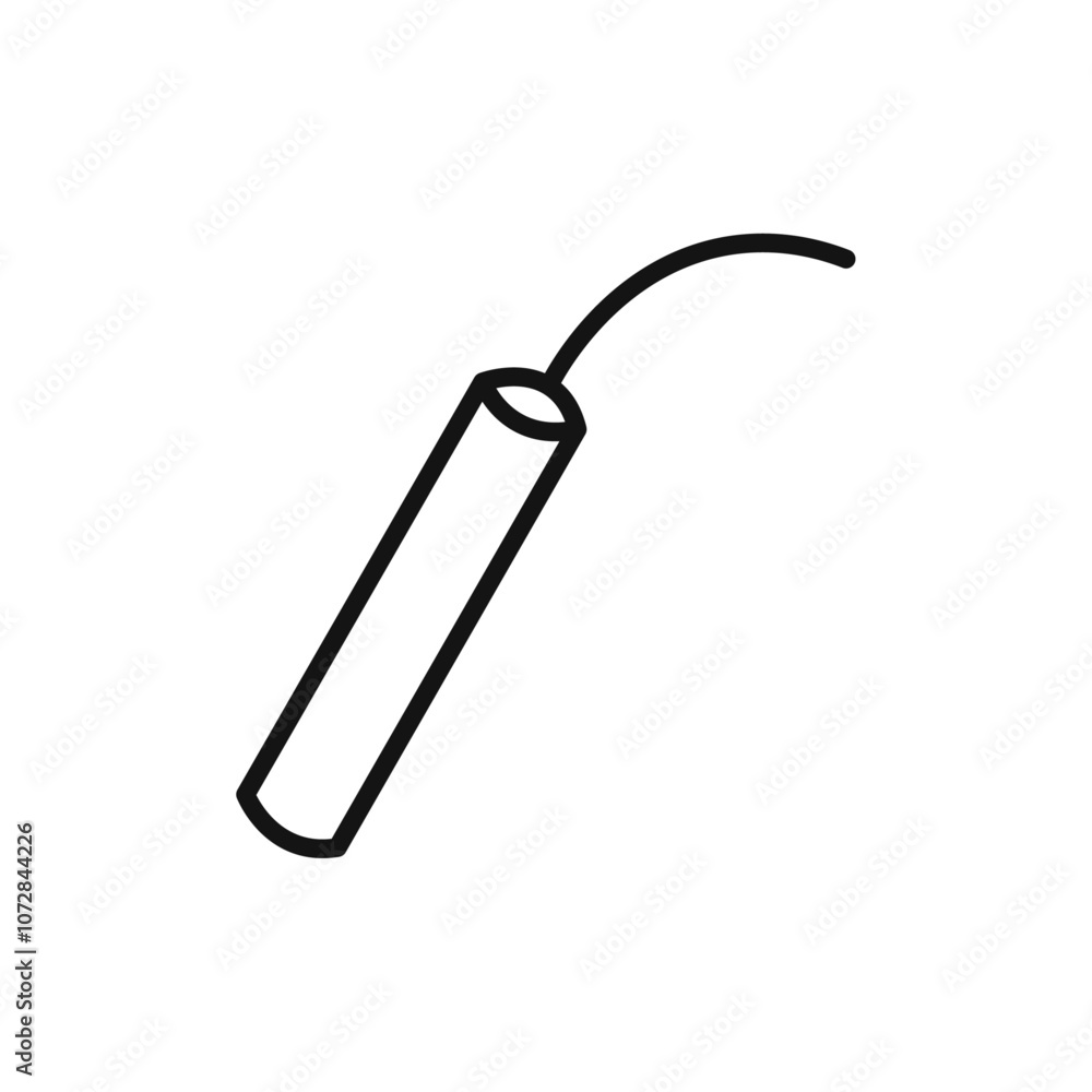 Obraz premium dynamite icon vector line logo art
