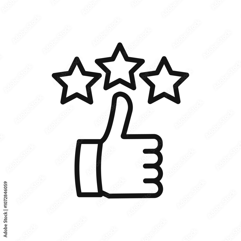 review icon vector line logo art review icon vector line logo art