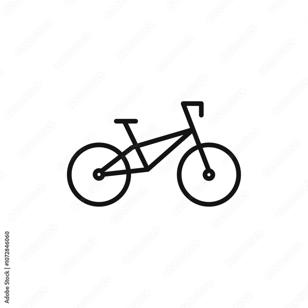 Road Bike Bicycle Icon vector line logo art Road Bike Bicycle Icon vector line logo art