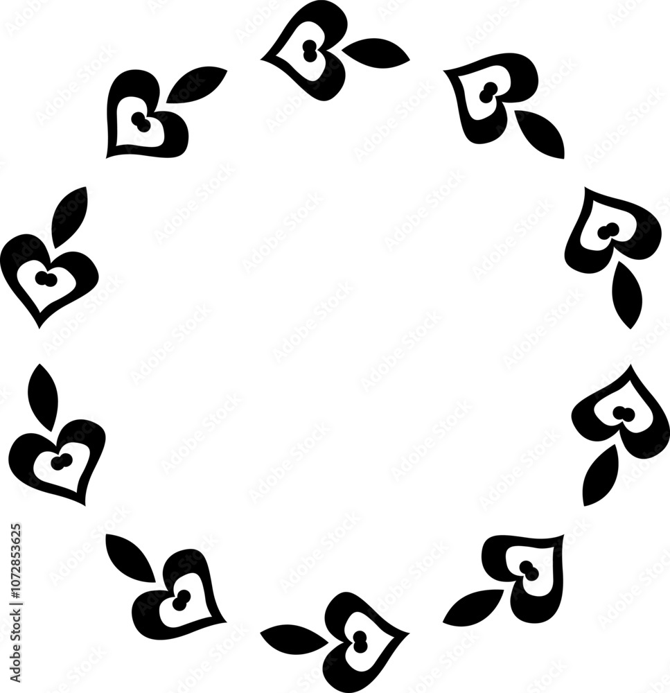 Decorative Round circular banner frames and borders Decorative Round circular banner frames and borders