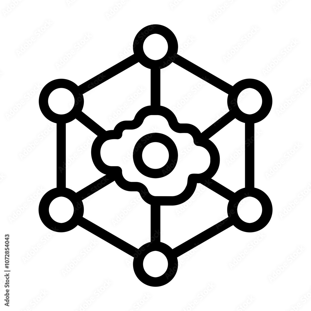 internet of things Line Icon internet of things Line Icon