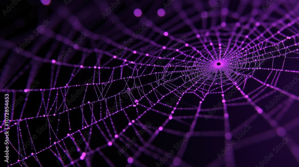 Dark purple and black fractal patterns radiating outward in an intricate web of abstract design. Dark purple and black fractal patterns radiating outward in an intricate web of abstract design.