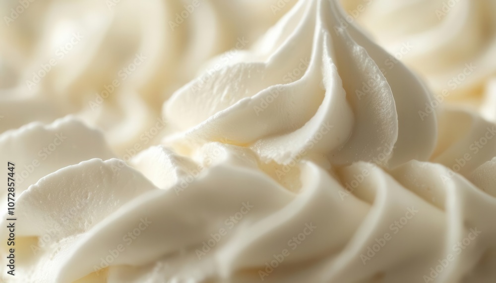 Explore the velvety texture of smooth cream in this stunning macro shot for culinary inspiration Explore the velvety texture of smooth cream in this stunning macro shot for culinary inspiration
