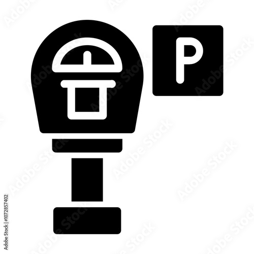 parking meter Solid icon