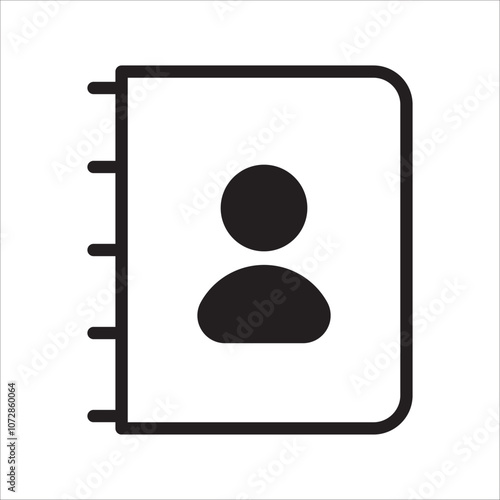 A simple document icon with a bookmark, symbolizing organized files or important documents. Perfect for office tools, productivity apps, or document management systems.