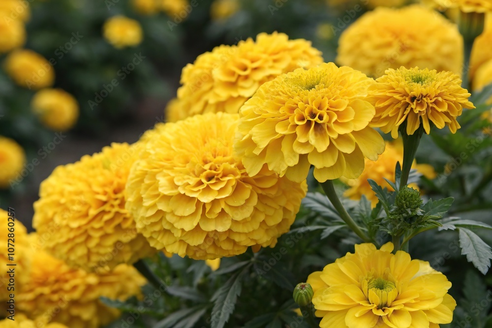 A stunning yellow flower pattern in a repeating motif creates a beautiful and unique design for home decor and fabric, colorful patterns, yellow flowers, seamless designs, bright colors,