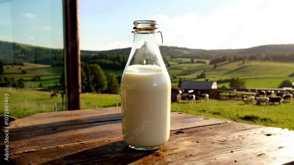 Milk is very fresh and delicious, loved by all humans Milk is very fresh and delicious, loved by all humans