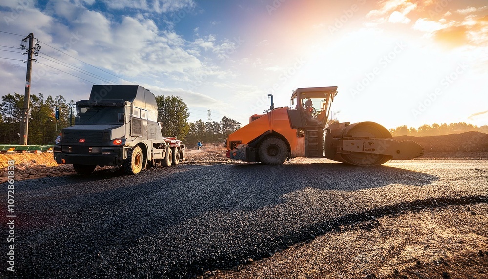 The technology behind asphalt pavers improves outcomes. The technology behind asphalt pavers improves outcomes.