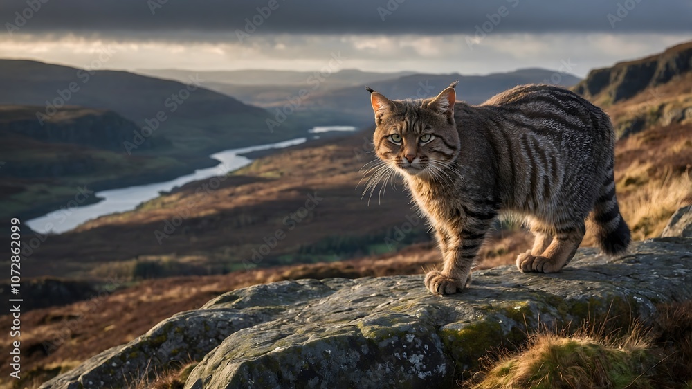 Majestic Presence: The Scottish Wildcat, Keeper of the Highlands Majestic Presence: The Scottish Wildcat, Keeper of the Highlands