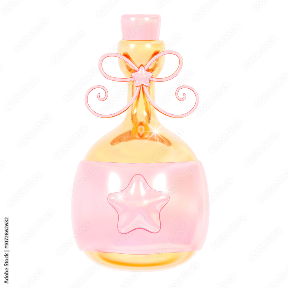 3D Pink and Gold New Year Celebration Design 3D Pink and Gold New Year Celebration Design