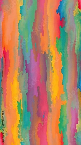 Colorful abstract background created with acrylic paints in vibrant hues resembling a vivid rainbow, background, modern