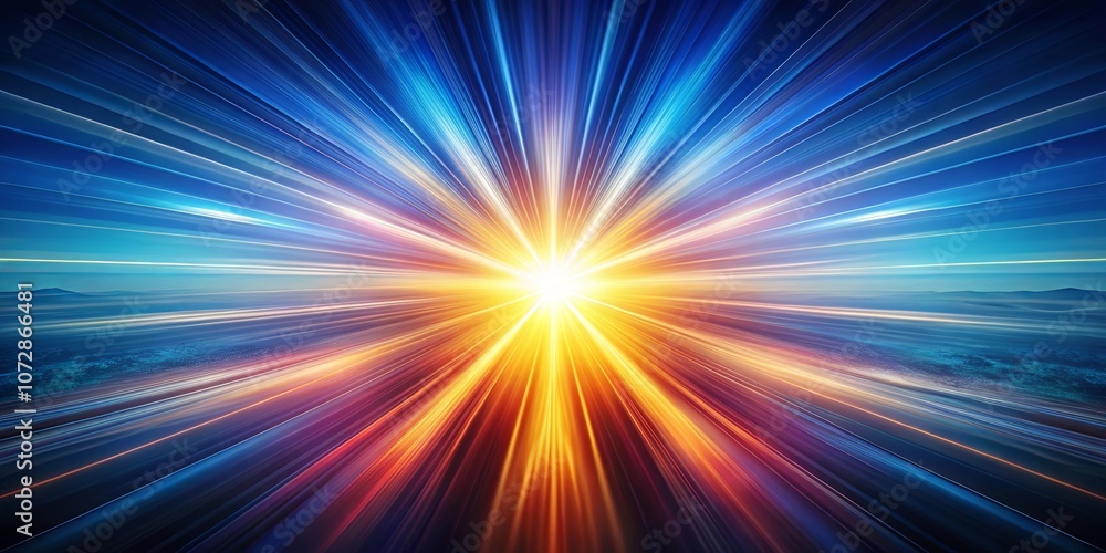 A radiant burst of light, radiating across a vast expanse of color, signifying the limitless potential of energy and creation. A radiant burst of light, radiating across a vast expanse of color, signifying the limitless potential of energy and creation.