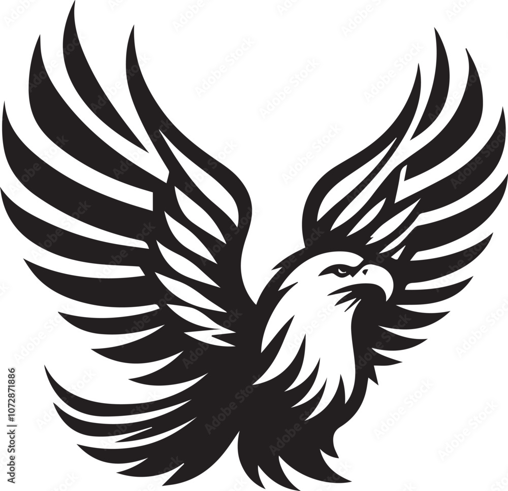 Fototapeta premium eagle logo vector