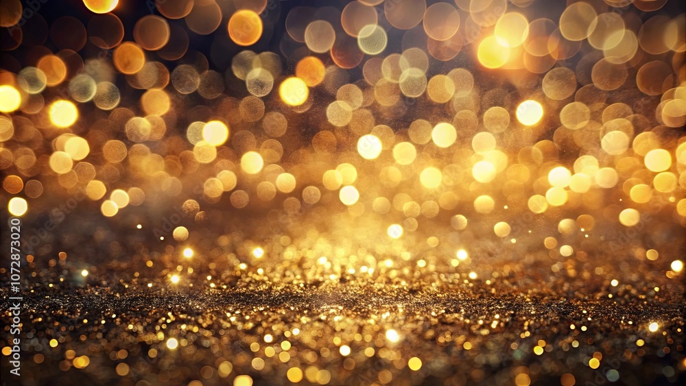 A shimmering expanse of golden bokeh, reflecting the light of distant sources, creates a luminous and celebratory atmosphere. A shimmering expanse of golden bokeh, reflecting the light of distant sources, creates a luminous and celebratory atmosphere.
