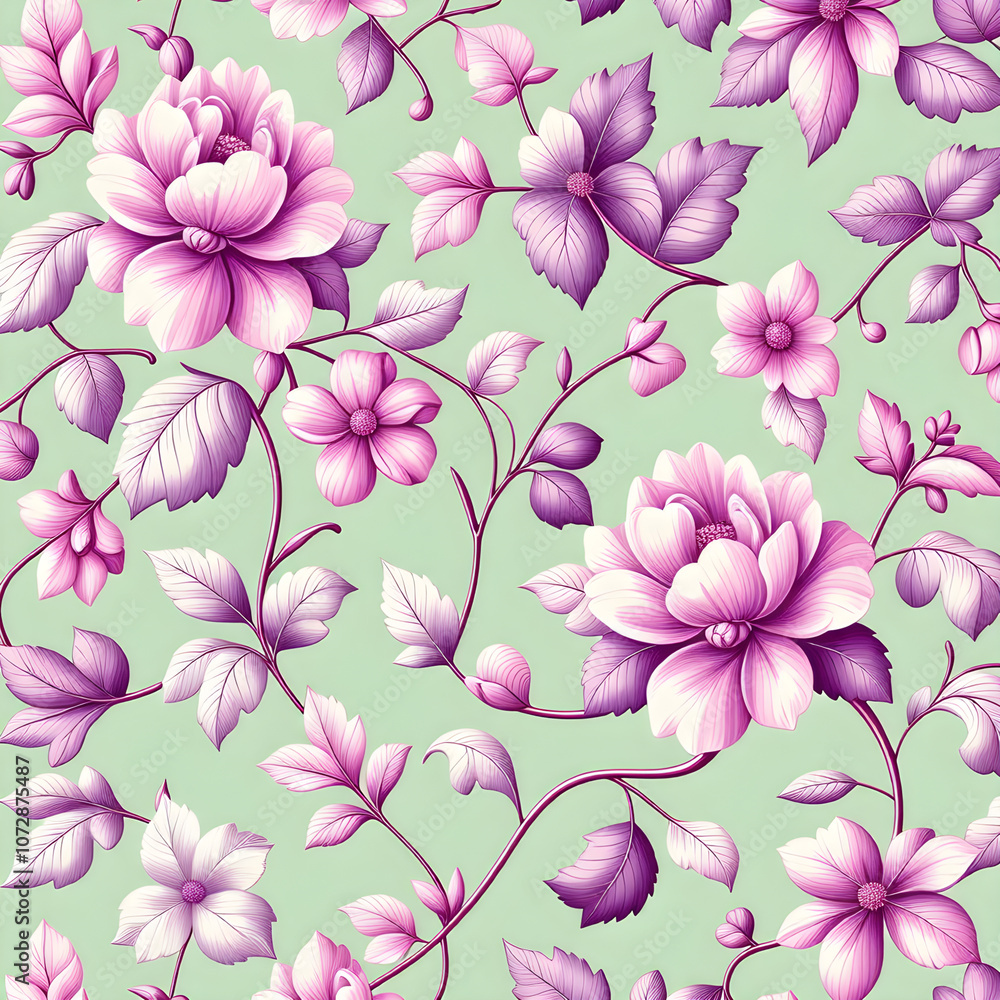seamless pattern with flowers seamless pattern with flowers