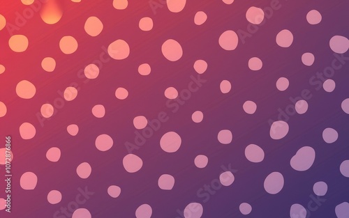 Pink purple dot pattern. Abstract background with scattered circles. Evokes feelings of joy and playfulness.