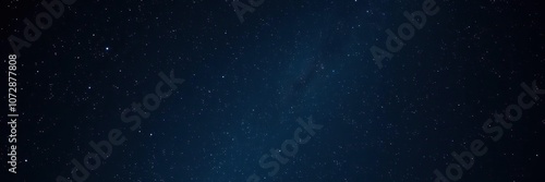 Majestic starlit sky with shimmering stars against the darkness, stardust, dark blue, galaxy